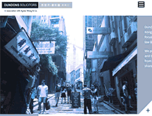 Tablet Screenshot of dundons-law.com